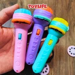 Đèn pin chiếu hình tặng kèm 80 hình và pin cho bé đồ chơi máy chiếu hình ảnh nhiều chủ đề thông minh trẻ em TOYLIFE