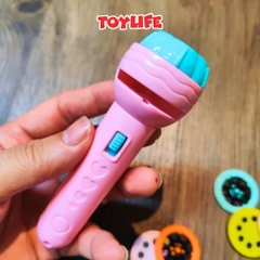 Đèn pin chiếu hình tặng kèm 80 hình và pin cho bé đồ chơi máy chiếu hình ảnh nhiều chủ đề thông minh trẻ em TOYLIFE