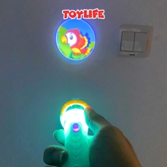 Đèn pin chiếu hình tặng kèm 80 hình và pin cho bé đồ chơi máy chiếu hình ảnh nhiều chủ đề thông minh trẻ em TOYLIFE