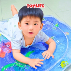 Thảm nước đệm nước mùa hè 100cm tặng kèm bơm cho bé nệm nước mát lạnh thảm đệm nước đại dương trẻ em TOYLIFE