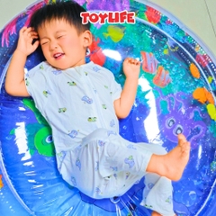 Thảm nước đệm nước mùa hè 100cm tặng kèm bơm cho bé nệm nước mát lạnh thảm đệm nước đại dương trẻ em TOYLIFE