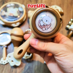 Đồ chơi lục lạc gặm nướu cầm tay 10 món an toàn cho bé xúc xắc gặm nướu cao cấp sơ sinh phát triển giác quan TOYLIFE
