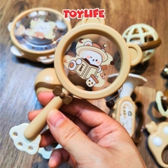Đồ chơi lục lạc gặm nướu cầm tay 10 món an toàn cho bé xúc xắc gặm nướu cao cấp sơ sinh phát triển giác quan TOYLIFE