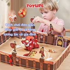 Đồ chơi đấu trường bò tót thông minh cho bé trò chơi chiến binh đấu bò siêu vui nhộn cho cả gia đình TOYLIFE