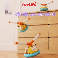 Đồ chơi vận động đa năng trong nhà hình chú ong cho bé máy tập thể dục bọ rùa nhảy cao ném vòng trẻ em TOYLIFE