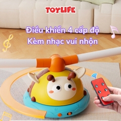 Đồ chơi vận động đa năng trong nhà hình chú ong cho bé máy tập thể dục bọ rùa nhảy cao ném vòng trẻ em TOYLIFE