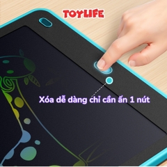 Bảng vẽ điện tử tự xóa thông minh màn hình LCD đa sắc 12 inch cho bé bảng vẽ lcd size lớn bảng viết điện tử TOYLIFE