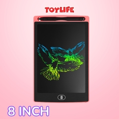 Bảng vẽ điện tử tự xóa thông minh màn hình LCD đa sắc 12 inch cho bé bảng vẽ lcd size lớn bảng viết điện tử TOYLIFE