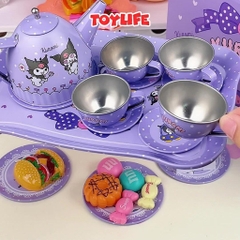 Đồ chơi vali tiệc trà bánh kuromi 36 chi tiết cao cấp cho bé bộ đồ chơi trà chiều trẻ em TOYLIFE