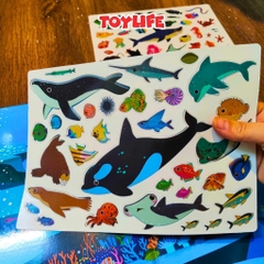 Đồ chơi tranh dán nam châm từ tính theo chủ đề thông minh cho bé bộ bóc dán sticker nam châm công trường cứu hộ