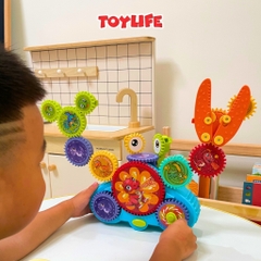 Đồ chơi xếp hình bánh răng chuyển động thế hệ mới cho bé bộ lắp ghép bánh răng truyền động DIY cao cấp TOYLIFE