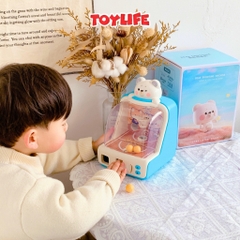 Đồ chơi máy bắn bóng rổ thế hệ mới tính điểm cho bé máy ném bóng rổ tặng kèm xu máy chơi bóng rổ có đèn nhạc TOYLIFE