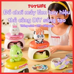 Đồ chơi máy làm huy hiệu thủ công DIY sáng tạo cho bé máy ép tự làm huy hiệu handmade quà tặng trẻ em TOYLIFE