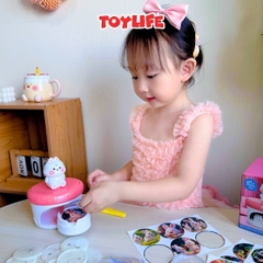 Đồ chơi máy làm huy hiệu thủ công DIY sáng tạo cho bé máy ép tự làm huy hiệu handmade quà tặng trẻ em TOYLIFE