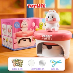 Đồ chơi máy làm huy hiệu thủ công DIY sáng tạo cho bé máy ép tự làm huy hiệu handmade quà tặng trẻ em TOYLIFE
