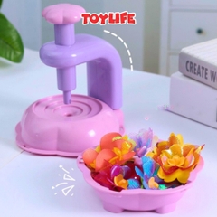 Đồ chơi máy làm hoa handmade DIY thế hệ mới cho bé máy tự làm bông hoa thủ công quà tặng trang trí trẻ em TOYLIFE