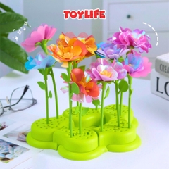Đồ chơi máy làm hoa handmade DIY thế hệ mới cho bé máy tự làm bông hoa thủ công quà tặng trang trí trẻ em TOYLIFE