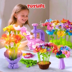 Đồ chơi máy làm hoa handmade DIY thế hệ mới cho bé máy tự làm bông hoa thủ công quà tặng trang trí trẻ em TOYLIFE