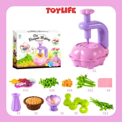 Đồ chơi máy làm hoa handmade DIY thế hệ mới cho bé máy tự làm bông hoa thủ công quà tặng trang trí trẻ em TOYLIFE