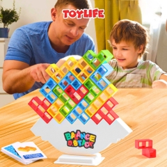 Đồ chơi xếp hình cân bằng thế hệ mới thông minh cho bé xếp hình thăng bằng trò chơi xếp chồng cân bằng TOYLIFE