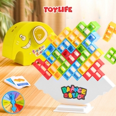Đồ chơi xếp hình cân bằng thế hệ mới thông minh cho bé xếp hình thăng bằng trò chơi xếp chồng cân bằng TOYLIFE