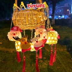 Đèn lồng phát sáng mini cầm tay ngộ nghĩnh cho bé đèn lồng trung thu đèn lồng giáng sinh DIY trẻ em TOYLIFE