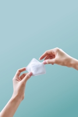 Bông Tẩy Trang Cao Cấp Goêm 100% Cotton Miếng Vuông 150m