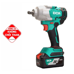 MÁY SIẾT BULONG DÙNG PIN 20V/5.0Ah 1PIN 1SẠC (KHÔNG CHỔI THAN) DCA - ADPB698DM