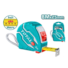 THƯỚC KÉO THÉP NỀN VÀNG CAO CẤP 8M X 25MM TOTAL - TMT126081
