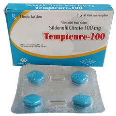 Temptcure-100mg ấn Sildelafil ( T/200h/4v)