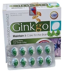 ginkgo hộp 100 viên mediphar