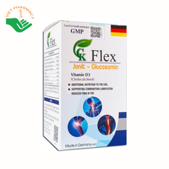 CK Flex (Glucosamin,VTM D3, canxi, Collagen...) Lọ/60v nhộng Đức