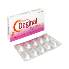 Deginal đặt pk H/1 vỉ x 10 viên Mediplantex