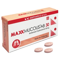 Maxxmucous AB30 H30viên  Ambroxol 30mg  Amphaco