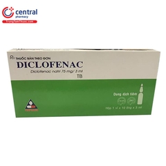 diclophenac 75mg/3ml hộp 10 ống vĩnh phúc
