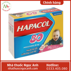 Hapacol 80mg H/24 gói HG