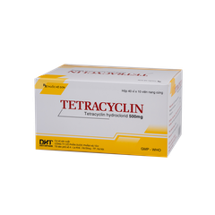 Tetracylin vỉ 500mg Hà Tây H/40 vỉ