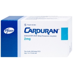 Carduran (Doxazosin) 2mg H/10viên  Pfizer