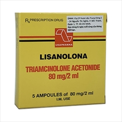 Triamcinolon...80mg/2 ml H/5 ống ld italia