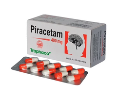 Piracetam 400 mg H6 Vỉ x 10 viên nang cứng Traphaco