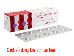 Enalapril 5mg (ednyd) H/3 vỉ x 10 viên nén Stella huyết áp