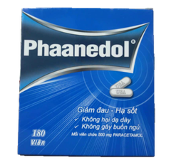 Phaanedol xanh H/15 vỉ x 12 viên  NIC