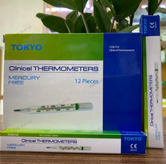nhiệt kế thủy ngân hộp 12 cái