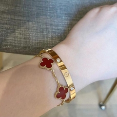 Clover Bracelet - Red