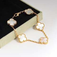 Clover Bracelet - White