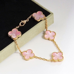 Clover Bracelet - Light Pink