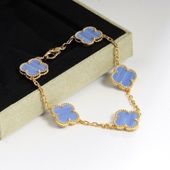 Clover Bracelet - Light Blue