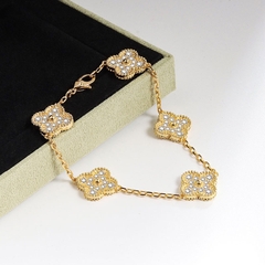 Clover Bracelet - Full Crystals