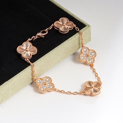 Clover Bracelet - Crystals