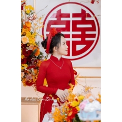 *Áo dài cưới, áo dài ăn hỏi, áo dài cô dâu đẹp - Áo Dài Đan Linh